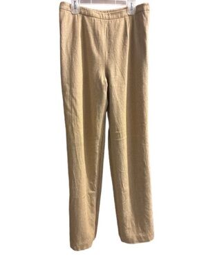 Classic Straight-Leg Tan Pants